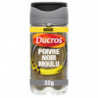 LOT DE 3 - DUCROS - Poivre Noir Moulu Brésil Doux avec Opercule Fraîcheur - pot de 32 g