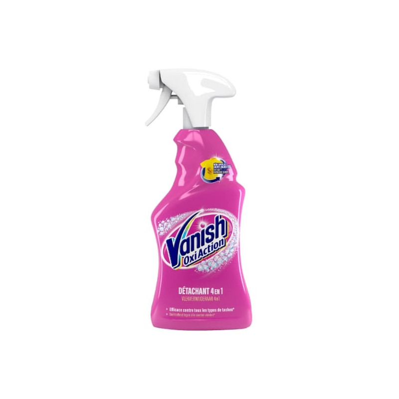 LOT DE 3 - VANISH - Oxi Action Spray détachant 4en1 textile - pistolet de 750 ml 