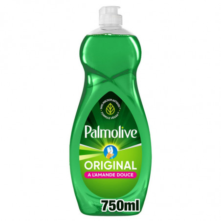 LOT DE 8 - PALMOLIVE - Original Liquide vaisselle amande douce - flacon de 750 ml