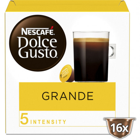 DOLCE GUSTO - Grande Café Capsules Compatible Dolce Gusto - boîte de 16 capsules - 128 g