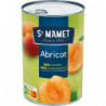 ST MAMET - Fruits au sirop abricots - boite de 235 g net égoutté