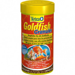 LOT DE 6 - TETRA - Goldfish granules Aliment poisson rouge - boite de 250 ml - 80 g