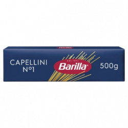 LOT DE 9 - BARILLA - Pâtes Capellini n°1 - paquet de 500 g