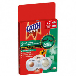 LOT DE 5 - CATCH - Pièges Piege Anti-Fourmis 2en1 Insecticide - boite de 2 pièges