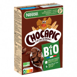 LOT DE 3 - NESTLE - CHOCAPIC Bio Céréales au chocolat - boite de 375 g