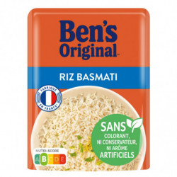 LOT DE 5 - BEN'S ORIGINAL - Riz Basmati Micro Ondable - sachet de 220 g