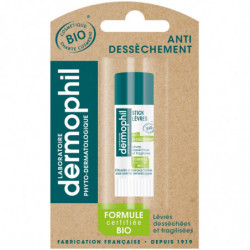 DERMOPHIL - Stick Lèvres Bio Anti-Dessèchement Soin des lèvres - tube de 4 g