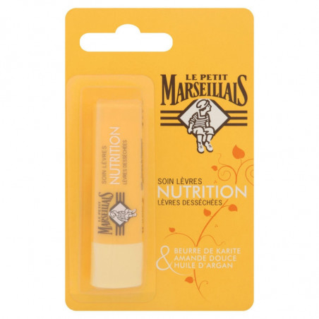 LOT DE 6 - LE PETIT MARSEILLAIS - Soin Lèvres Nutrition lèvres desséchées - stick de 4,9 g