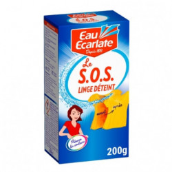 LOT DE 4 - EAU ECARLATE - Sos Linge Déteint Détachant - boite de 200 g