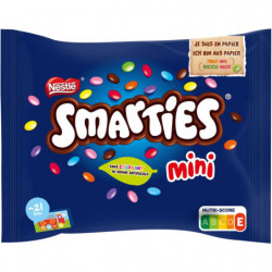 LOT DE 6 - SMARTIES - Mini Bonbons chocolat lait - sachet de 314 g