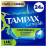 LOT DE 6 - TAMPAX - Tampons Compak Super Avec Applicateur - boite de 24 tampons