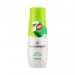 LOT DE 6 - SODASTREAM - Saveur 7Up Free Zéro sucres Préparation soda concentré - flacon de 440 ml
