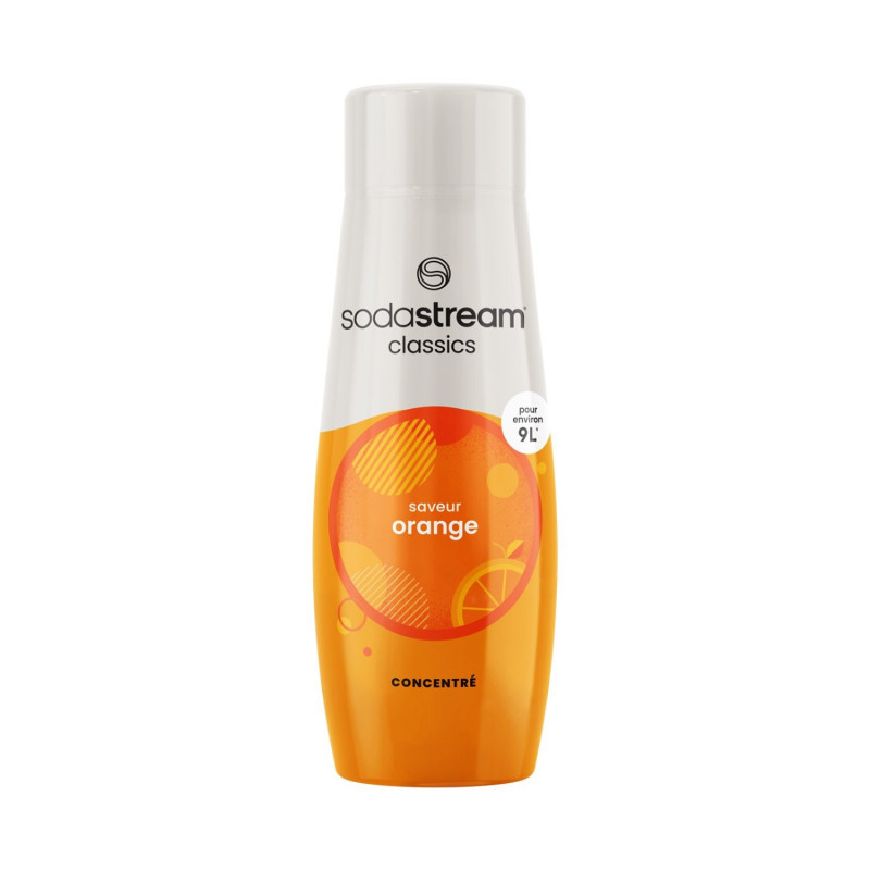 LOT DE 4 - SODASTREAM - Concentré Orange - flacon de 440 ml