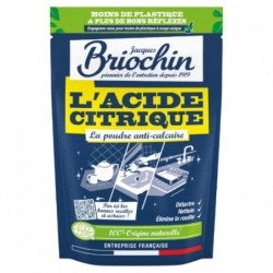 LOT DE 2 - JACQUES BRIOCHIN - Nettoyant Acide citrique - paquet de 450 g