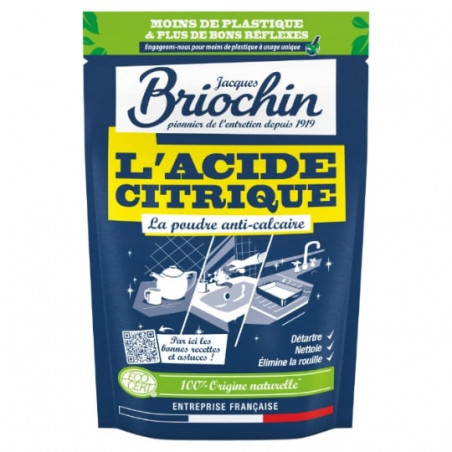 JACQUES BRIOCHIN - Nettoyant Acide citrique - paquet de 450 g