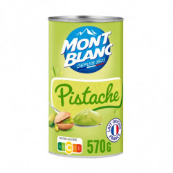 LOT DE 3 - MONT BLANC - Crème Dessert Pistache - boite de 750 g
