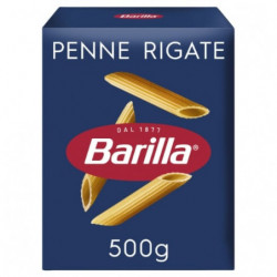 LOT DE 5 - BARILLA - Pâtes Penne Rigate - paquet de 500 g