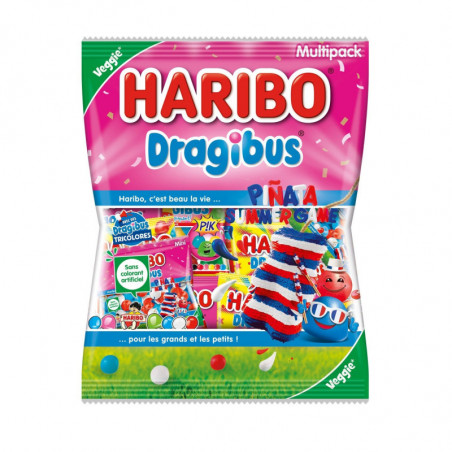 HARIBO - Bonbons Dragibus Summer Multipack Veggie - sachet de 800 g