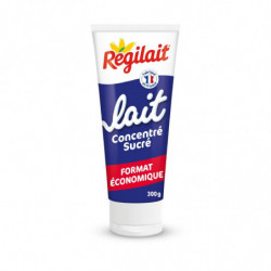 LOT DE 4 - REGILAIT - Lait Concentré Sucré Entier - tube de 300 g