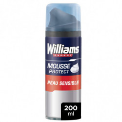 LOT DE 4 - WILLIAMS - Mousse à raser Peau Sensible - bombe de 200 ml
