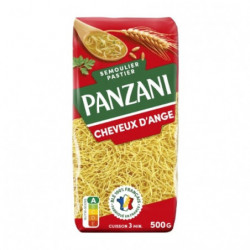 LOT DE 4 - PANZANI - Pâtes Cheveux d'Ange - paquet de 500 g