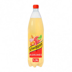 LOT DE 3 - SCHWEPPES - Soda saveur Agrumes - bouteilles de 1,5 l
