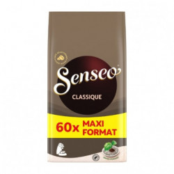 LOT DE 5 - SENSEO - Classique Café Compatibles Senseo - paquet de 60 dosettes - 416 g