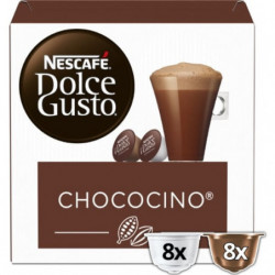 LOT DE 6 - DOLCE GUSTO - Chococino Dosettes de chocolat - boite de 16 capsules 