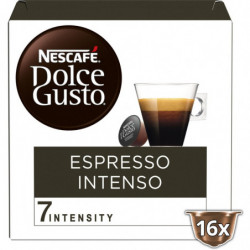 LOT DE 5 - NESCAFE DOLCE GUSTO - Espresso Intenso Café - boite de 16 capsules
