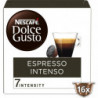 LOT DE 6 - NESCAFE DOLCE GUSTO - Espresso Intenso Café - boite de 16 capsules