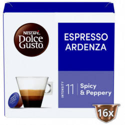 LOT DE 3 - DOLCE GUSTO - Espresso Ardenza intensité 11 Café capsules - boîte de 16 capsules