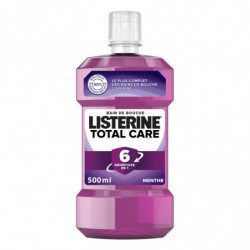 LOT DE 2 - LISTERINE - Bain de bouche Total Care menthe - flacon de 500 ml