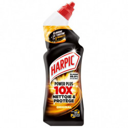 LOT DE 2 - HARPIC - Power Plus Original - Gel nettoyant surpuissant Détartrant WC - 750 ml