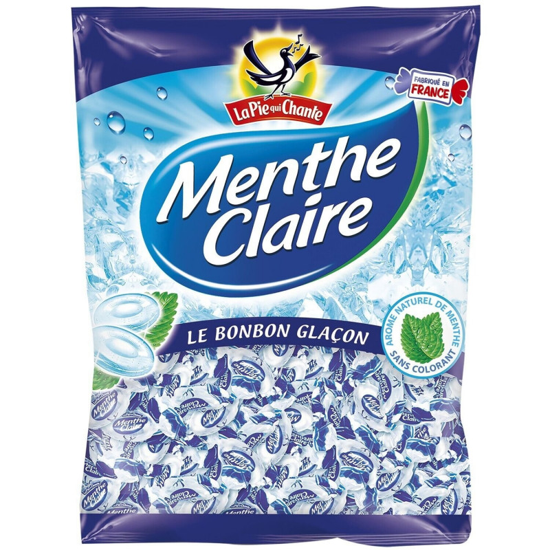 LA PIE QUI CHANTE - Bonbons Menthe claire à la menthe - sachet de 360 g