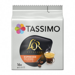 LOT DE 3 - TASSIMO - L'Or Espresso Delizioso - paquet de 16 Dosettes de Café