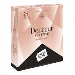 LOT DE 6 - CARTE NOIRE - Douceur Intense Café moulu - Paquet de 500 g