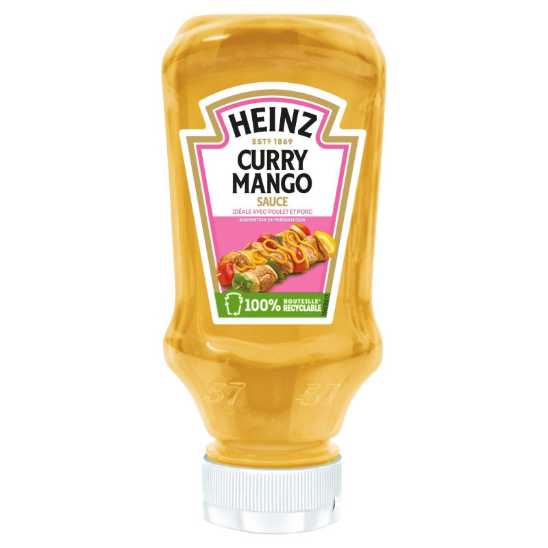LOT DE 2 - HEINZ - Sauce Curry Mango - pot de 225 g