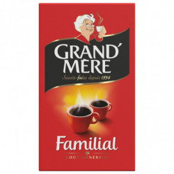 LOT DE 6 - GRAND MERE - Familial - Café Moulu - paquet de 250 g