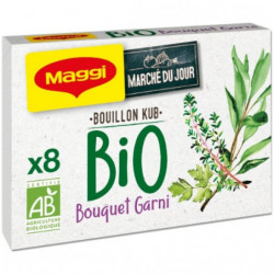 LOT DE 4 - MAGGI - Bouillon Bouquet Garni Bio - boite de 80 g