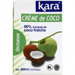 LOT DE 3 - KARA - Crème de coco - brique de 400 ml