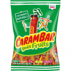 CARAMBAR - Bonbons gout fruits -  sachet de 320 g