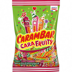 LOT DE 5 - CARAMBAR - CaraFruity Bonbons - sachet de 380 g