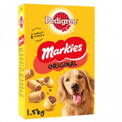LOT DE 5 - PEDIGREE - Markies Original Biscuits Fourrés pour Chien - paquet de 1,5 kg