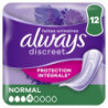 ALWAYS - Discreet Normal 4 gouttes Serviette Incontinence - paquet de 24 serviettes