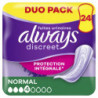 ALWAYS - Discreet Normal 4 gouttes Serviette Incontinence - paquet de 12 serviettes