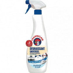 LOT DE 5 - CHANTECLAIR - Dégraissant Universel Ultra Efficace Au Bicarbonate De Soude - spray de 600 ml