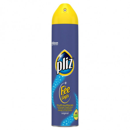 LOT DE 4 - PLIZ - Fée du logis Aérosol dépoussiérant multi-surfaces - spray de 250 ml