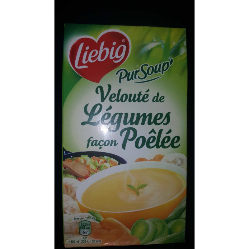 LOT DE 4 - LIEBIG - Pursoup Velouté De Légumes Façon Poêlée - brique de 1 l