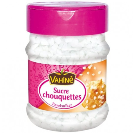LOT DE 3 - VAHINE - Sucre chouquettes - pot de 120 g