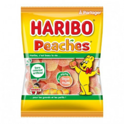 LOT DE 2 - HARIBO - Peaches Bonbons - paquet de 250 g